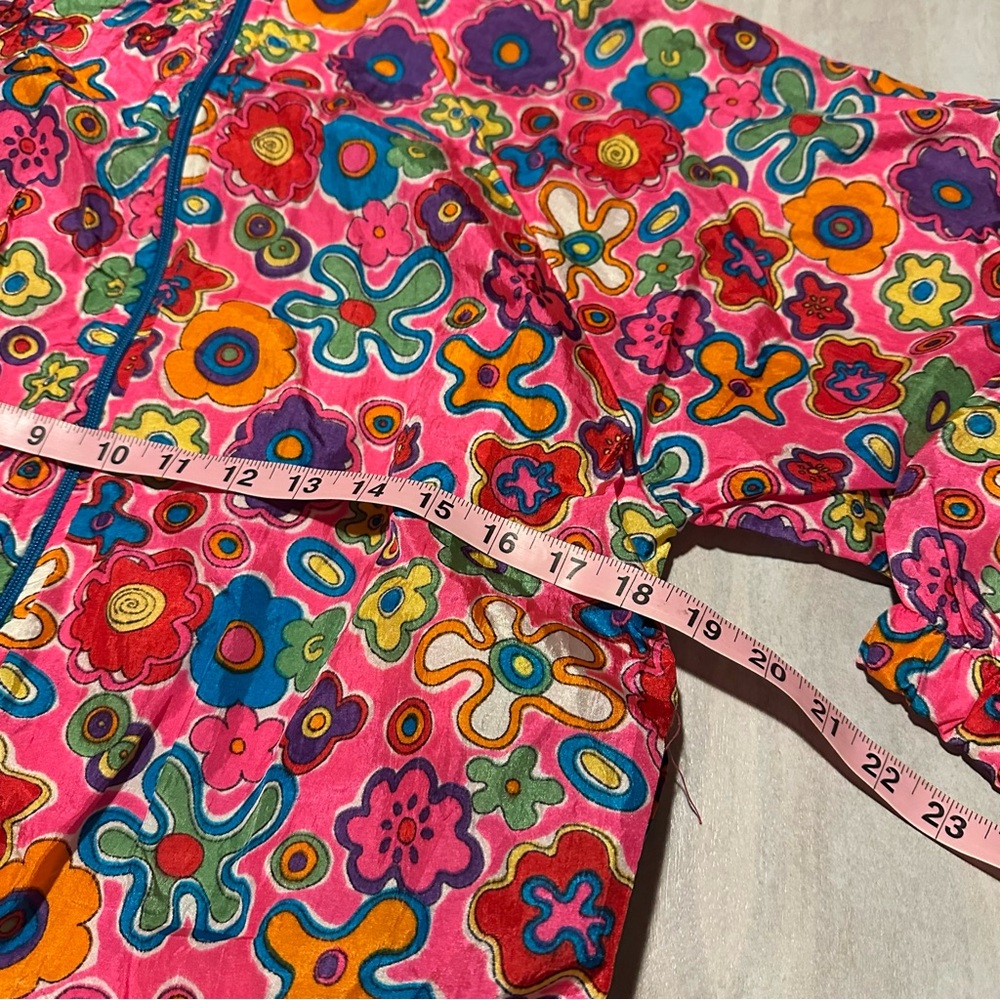 Vintage Colorful Floral Windbreaker - Picture 5 of 8